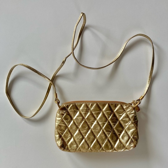 Gold Crossbody Purse - Picture 2 of 5